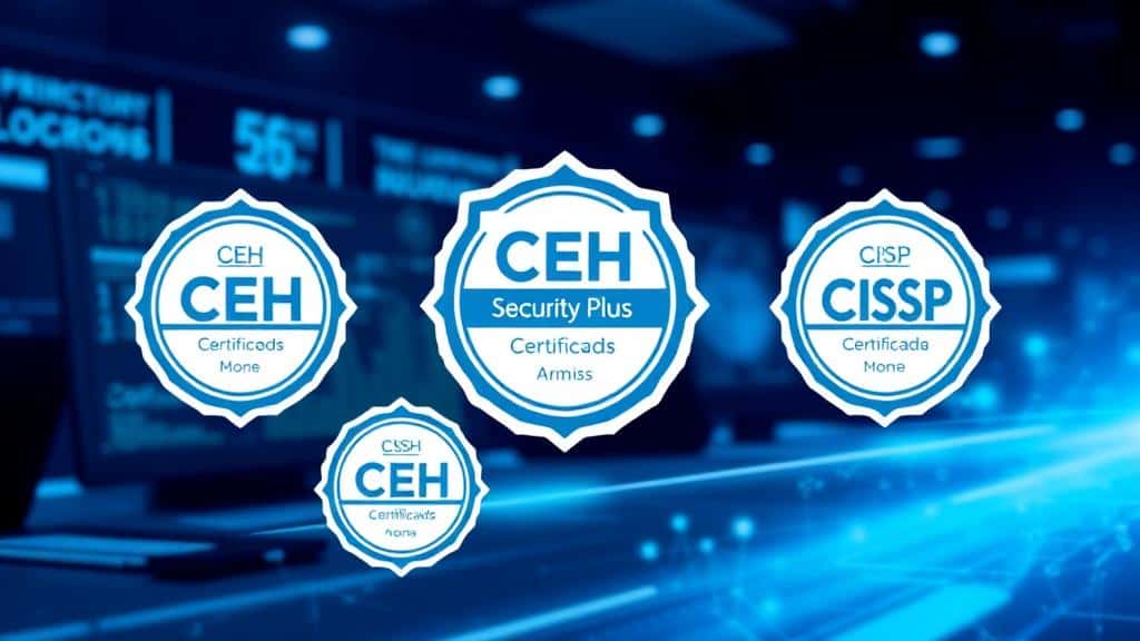 Best Cybersecurity Certifications for Beginners – CEH, Security+, CISSP (2026)